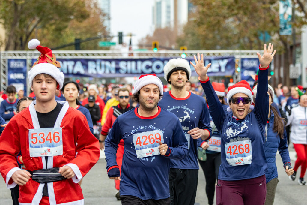 silicon valley Santa run